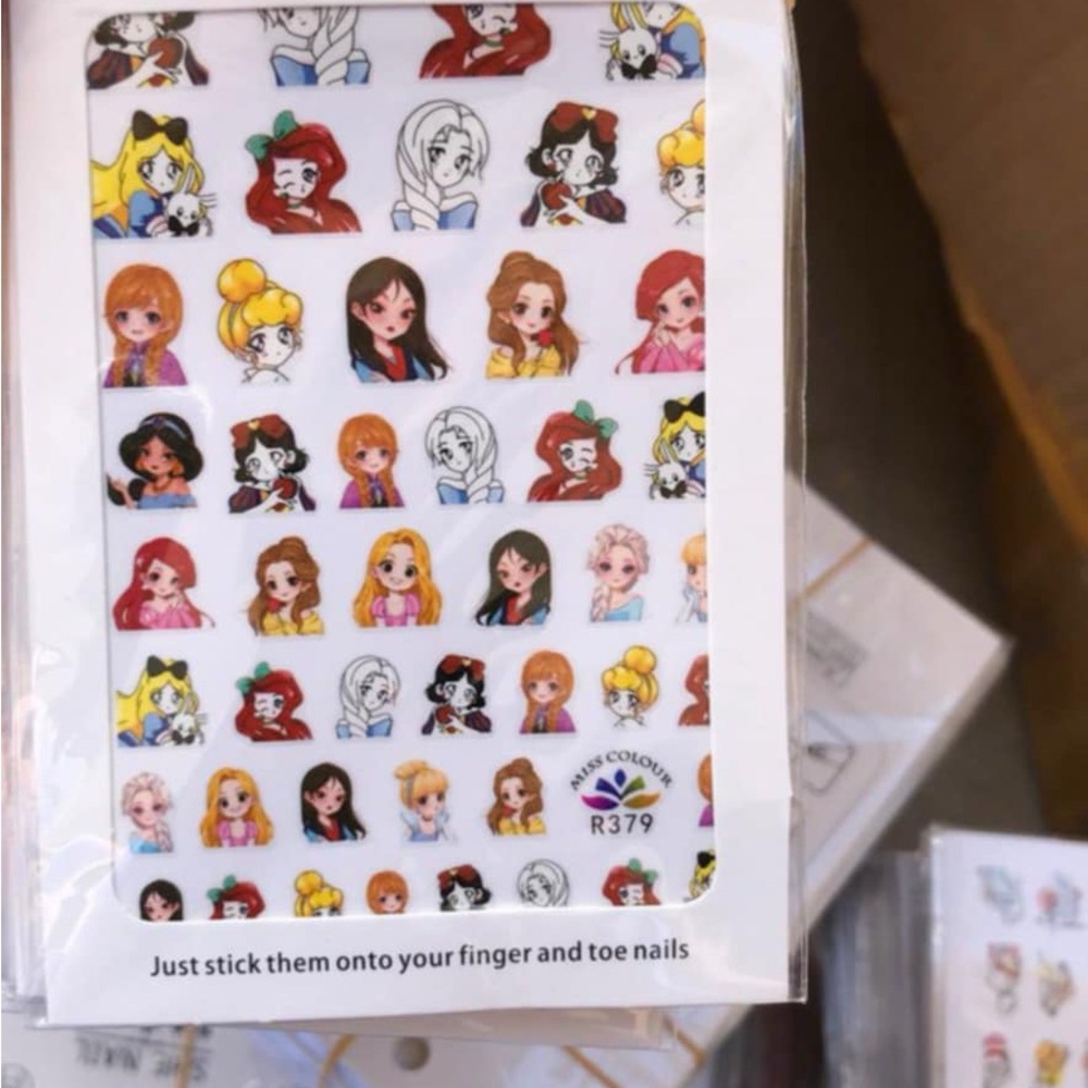 ⭐Nail Art Stickers princess
